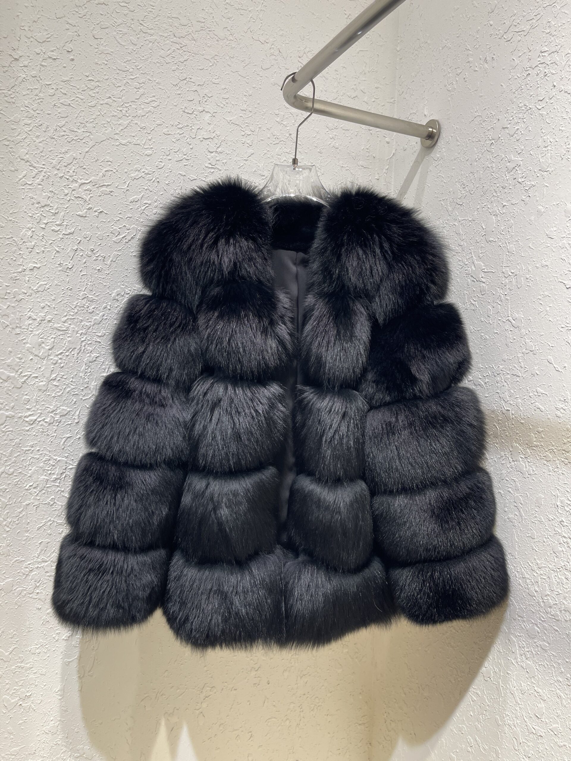Factory Wholesale Custom Color Women's Luxury Fox Fur Overcoat Natural Fur Jacket Real Fox Fur Coat - Image 3