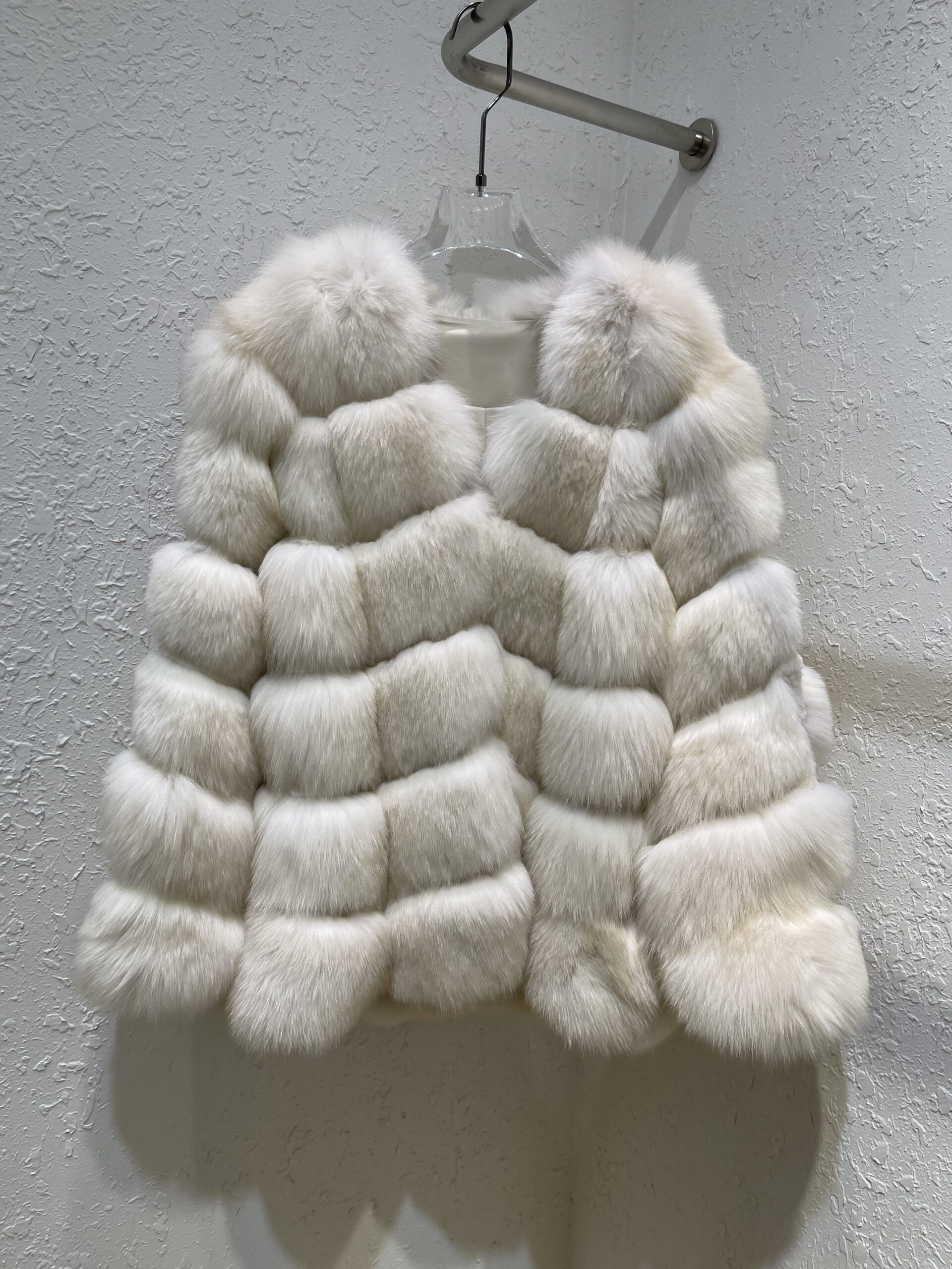 Factory Wholesale Custom Color Women's Luxury Fox Fur Overcoat Natural Fur Jacket Real Fox Fur Coat - Image 6